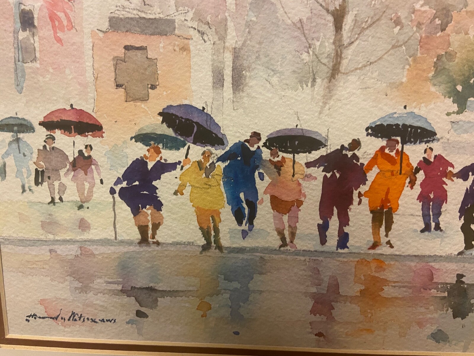 LISTED ARTIST HOWARD NOEL WATSON SIGNED ORIGINAL WATERCOLOR PAINTING