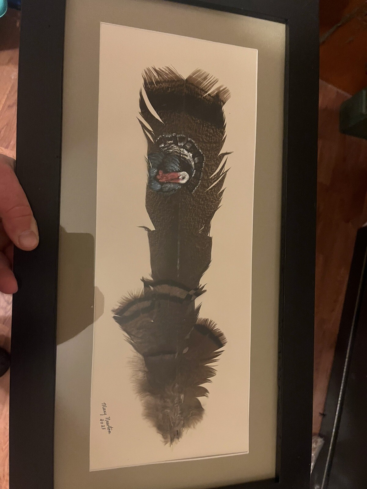Frames Turkey Feather Painting