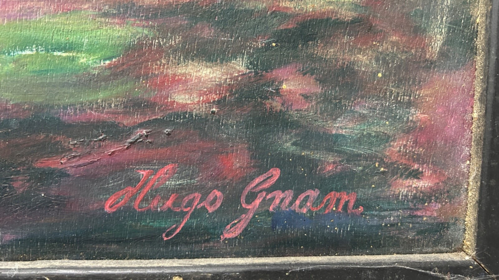 Beyond Andromeda, 1955 oil by Hugo Gnam. Fantastic Mystical Outer Space
