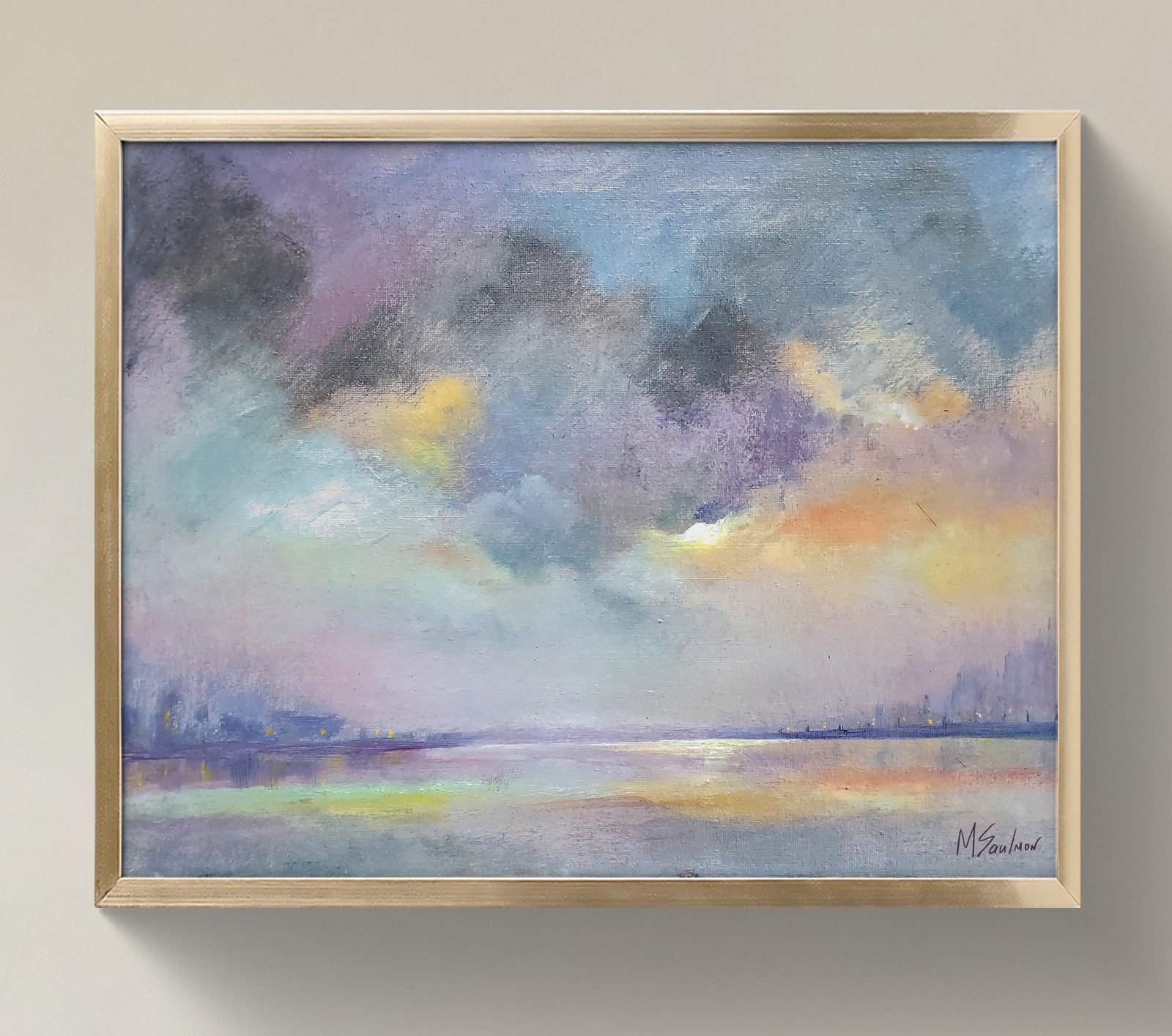 Original Impressionist Painting on 11 in x14 in Canvas – Signed by the Artist
