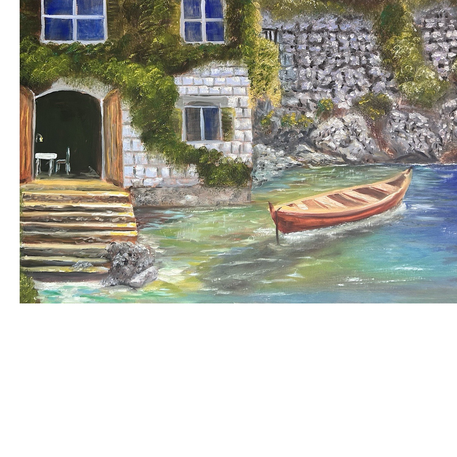 THE RED BOAT AT THE STONE COTTAGE
