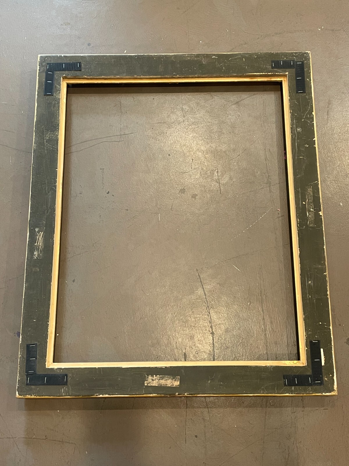Louis XV -24″ x 30″ SOLID WOOD HAND CARVED PICTURE FRAME GILDED IN 22K GOLD LEAF