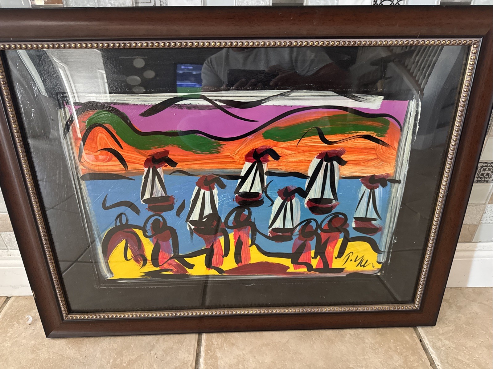 PETER R. KEIL – SPECTACULAR ORIGINAL PAINTING – FRAMED 32” X 24”