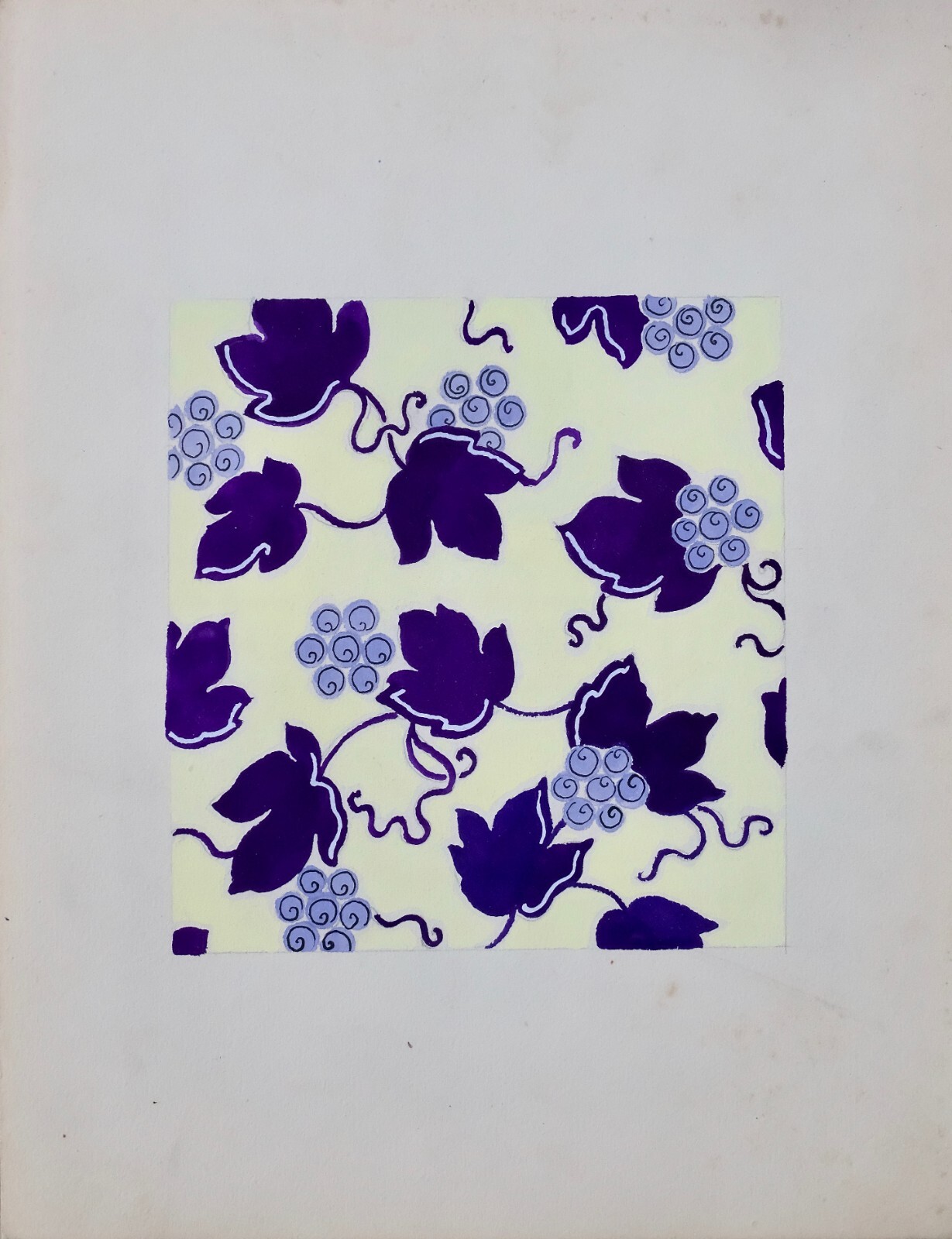 Atelier testemale – Painting Original – Gouache – Project Fabric 567