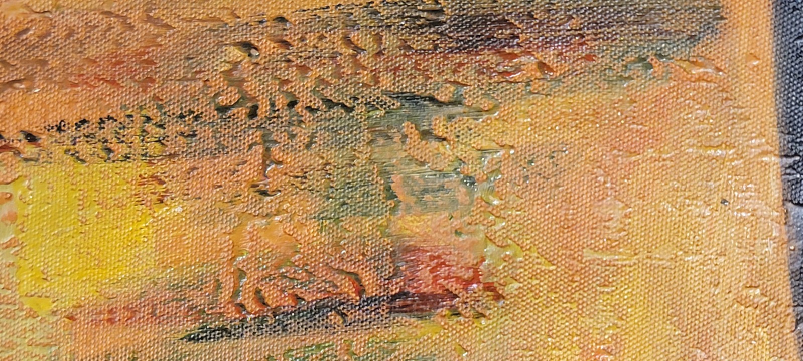 Contemporary Abstract Oil Painting Modern Art Wall Decor Multi-Color