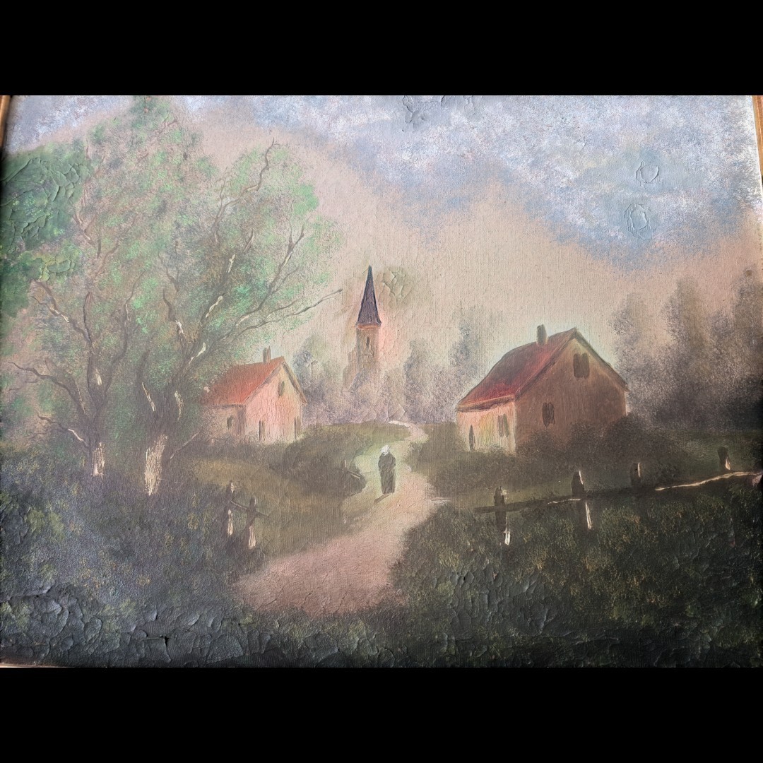 Breathtaking Scenery early 20th Century European School Landscape, Mountain View