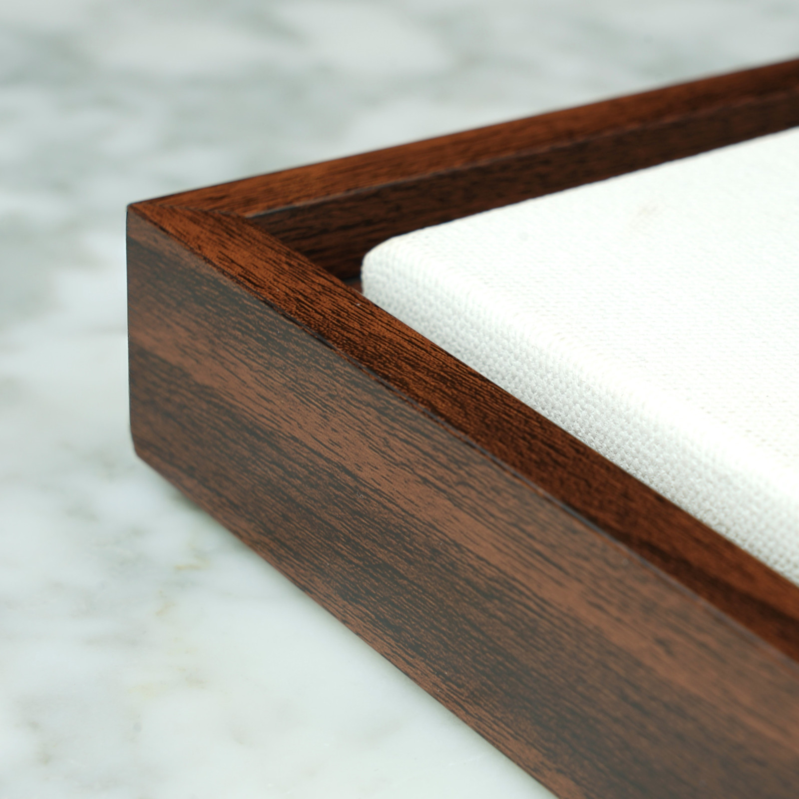 Walnut Color Floater Frame for Canvas Art 3/4″ Deep – Custom Sizes Available