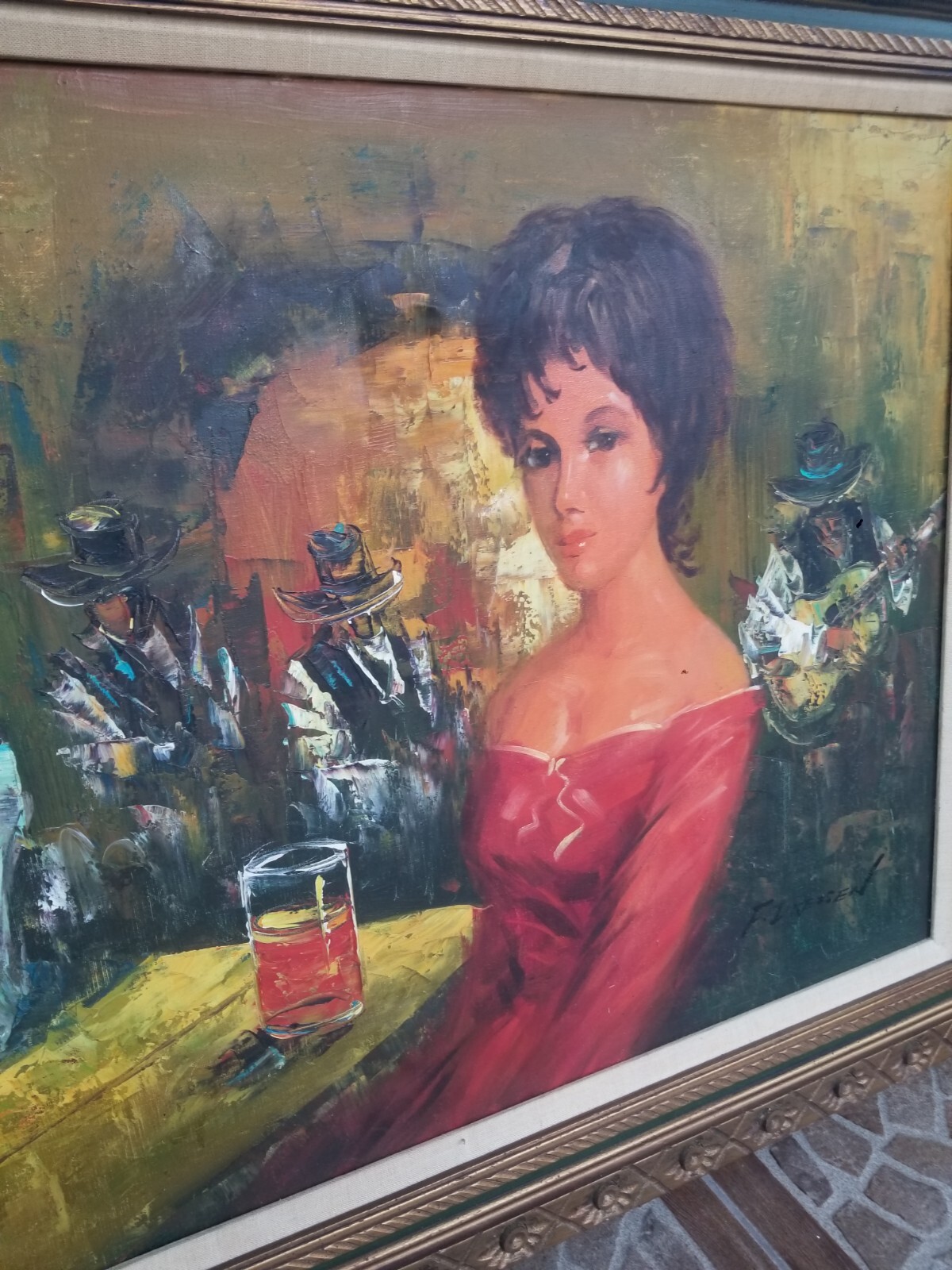 F. Dressen Oil painting