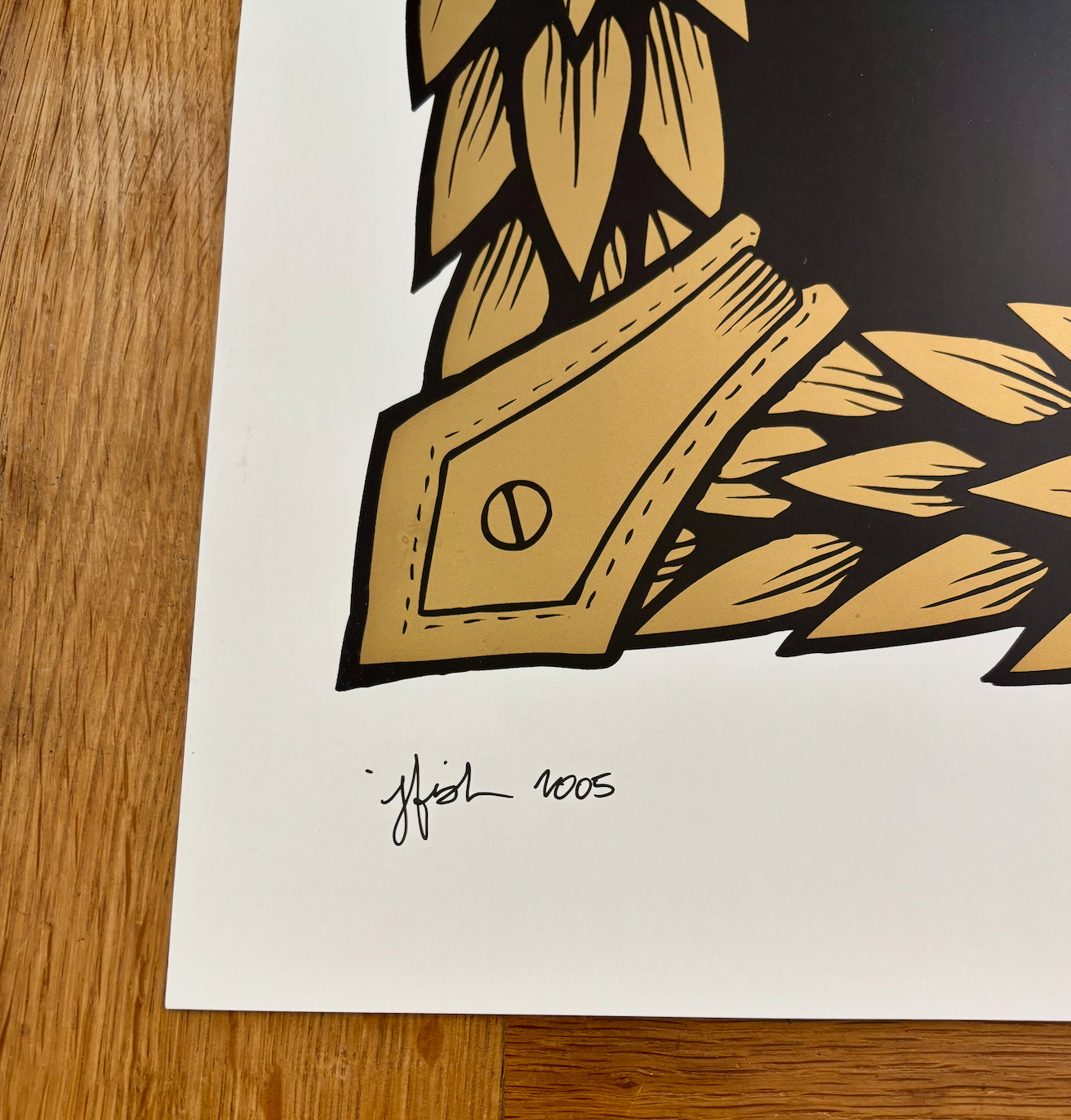 Jeremy Fish Black Cloud 2005 SIGNED Limited Edition 6/150
