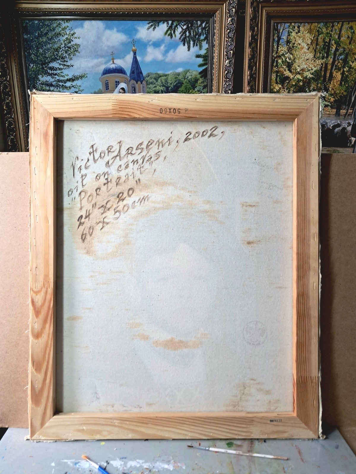 Young Nobleman – Original Oil Painting 24×20 in | Historical Portrait by Arseni