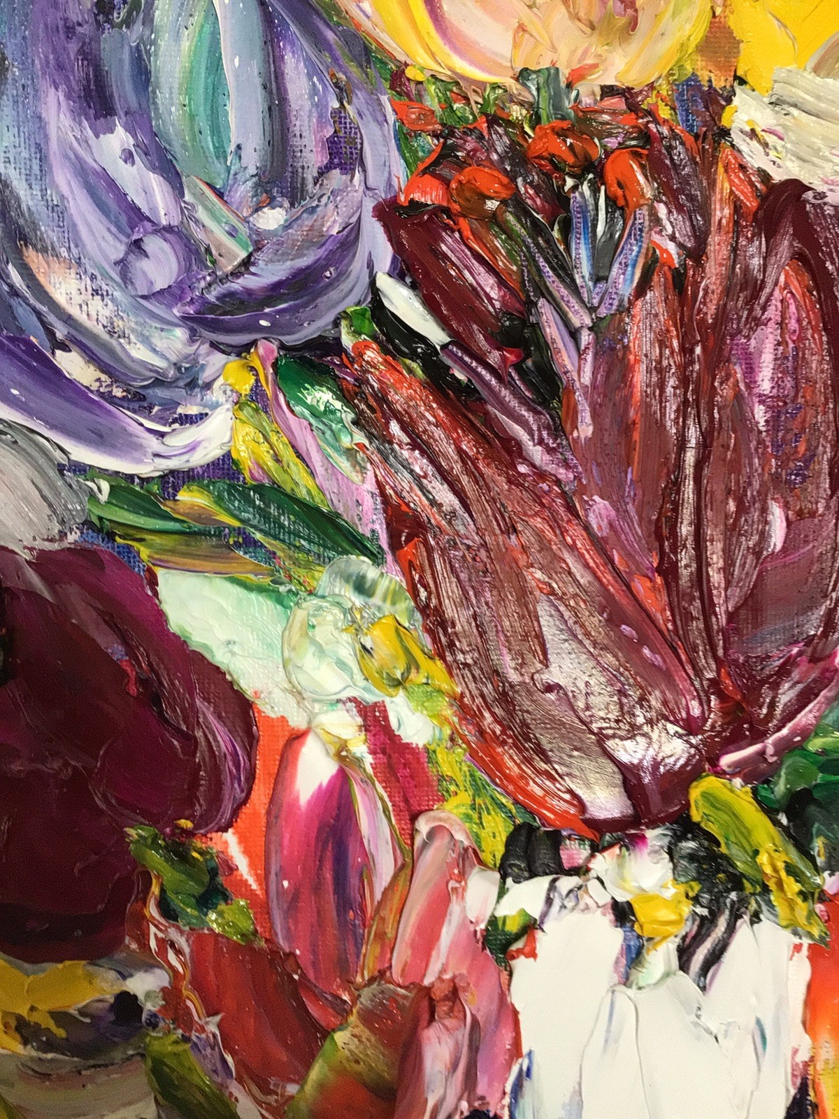 Tulips 2. Original Oil Pairing