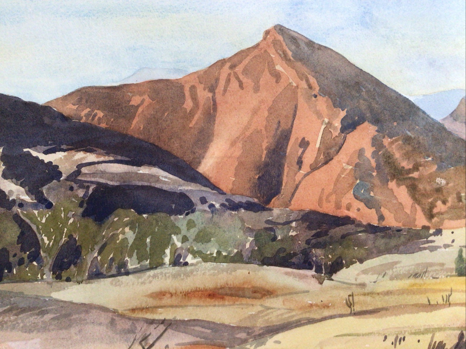 Peter Eggleton 1973 Kimberley Country Western Australia Watercolour Framed