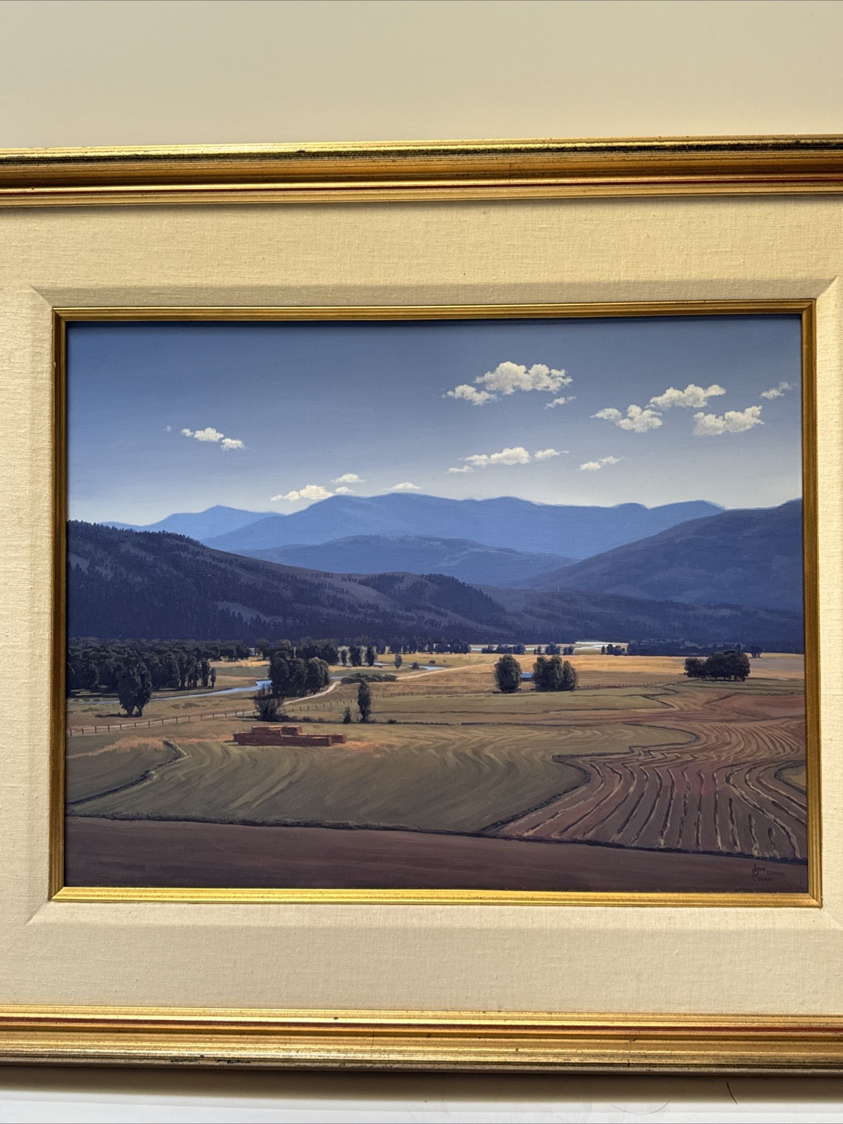 JOHN D COGAN PAINTING LANDSCAPE REALISTIC REALISM AMERICAN PLEIN AIR FAMOUS OIL