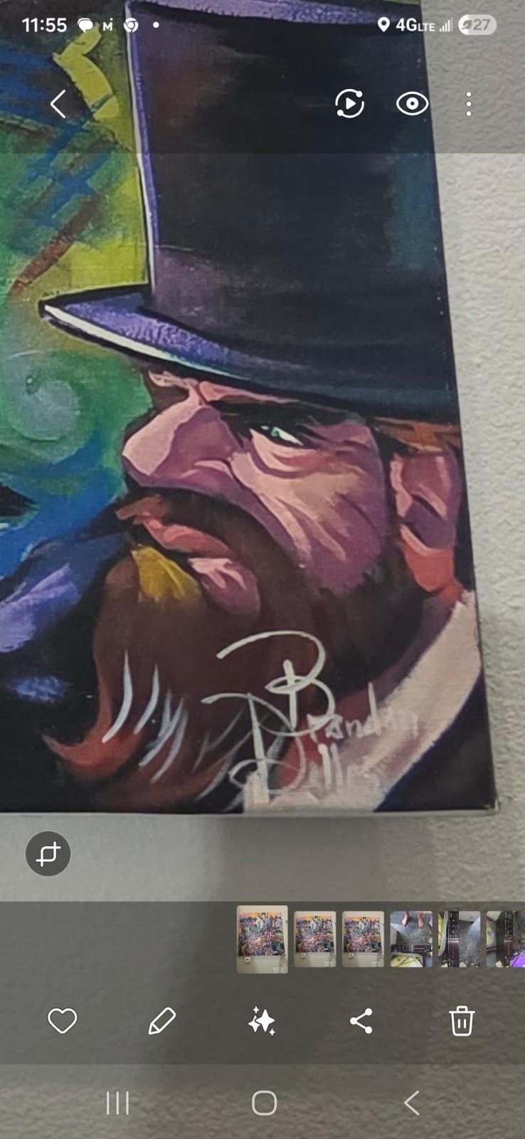 Brandon Delles, New Orleans, Large 3D Oil Painting