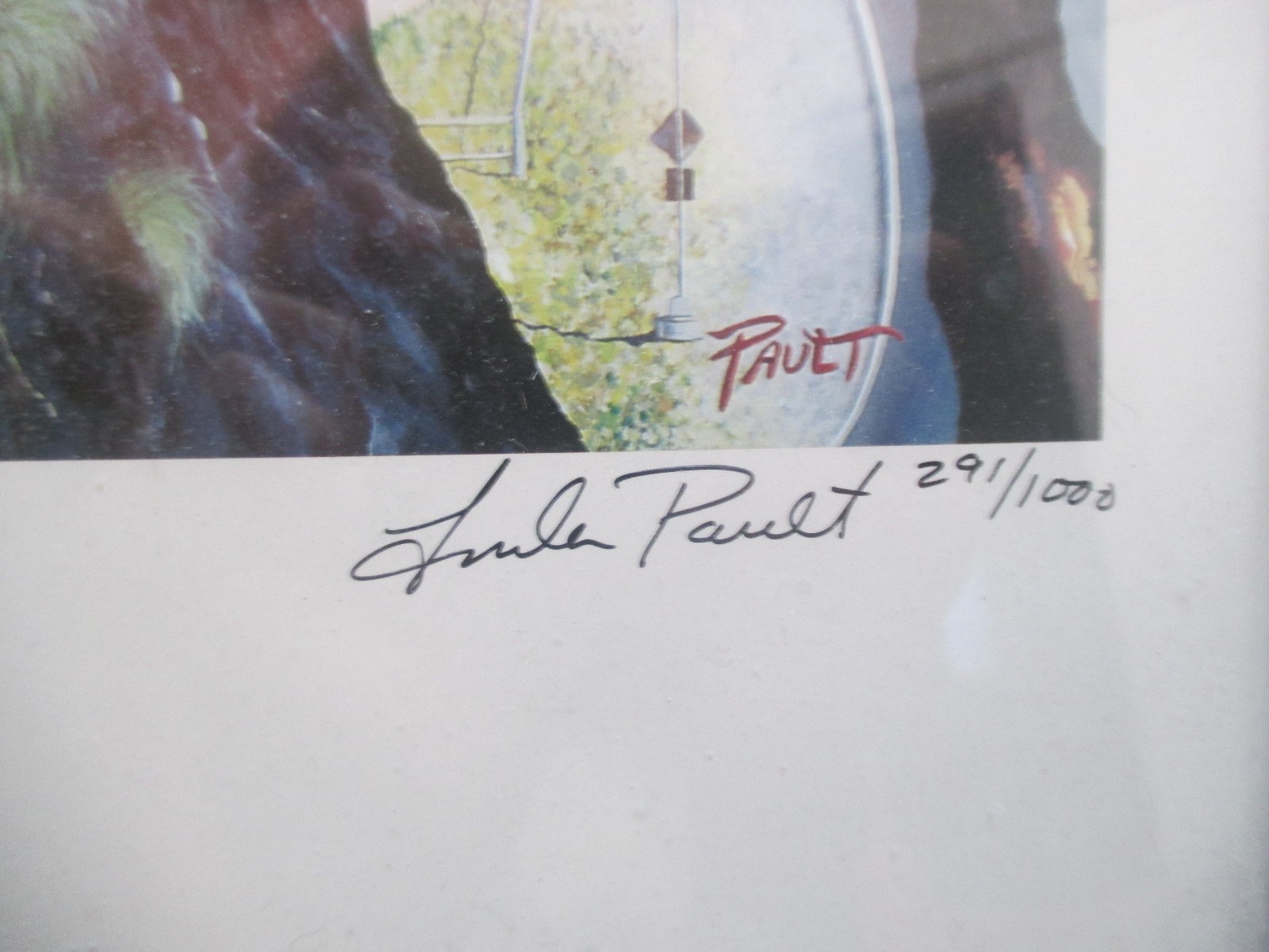 ~ Linda Pault ARTIST SIGNED Indian Summer Poughkeepsie NY ~ Chamber of Commerce
