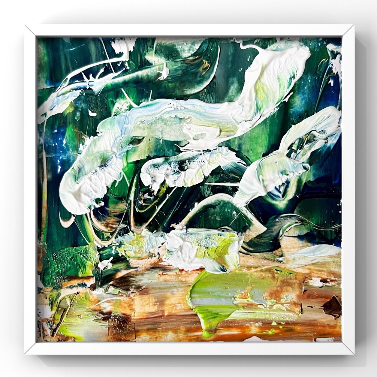 Poipu Beach Harmony Hawaii Artwork Framed – Kauai Coastal Atmosphere Painting 4”