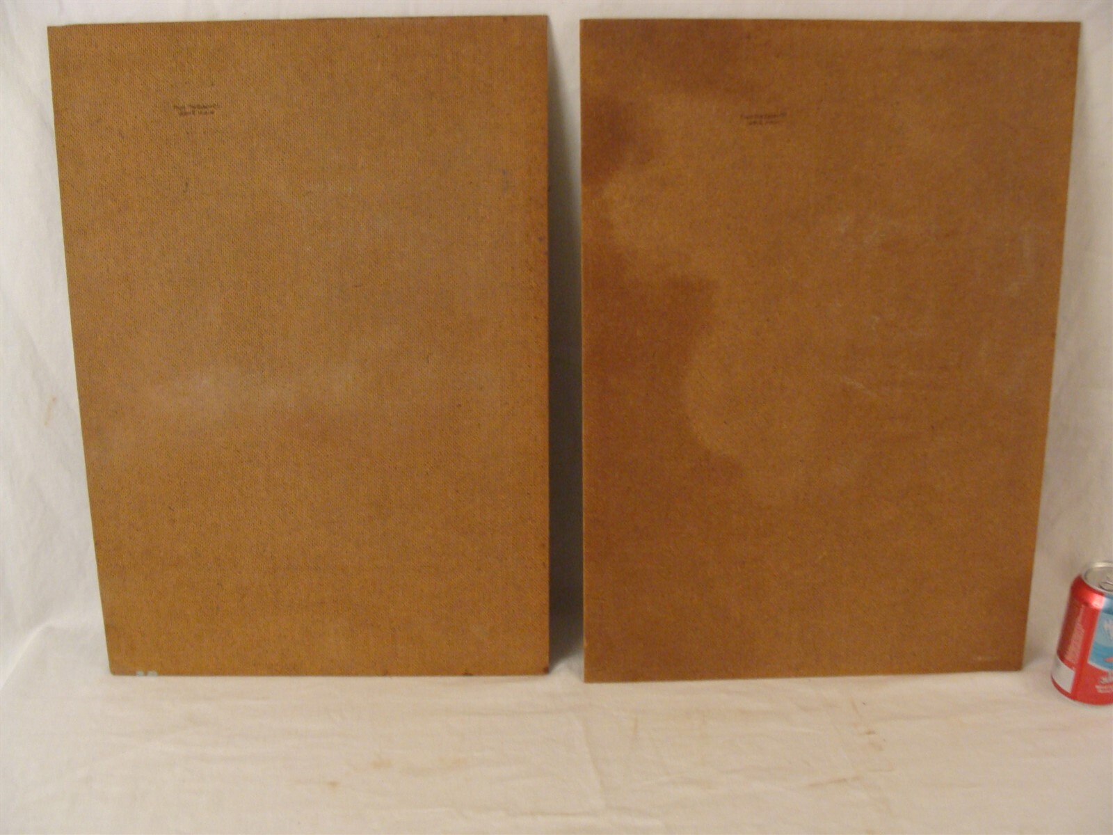 2 MCM John E Huszer Woman Portrait Gouache Paintings