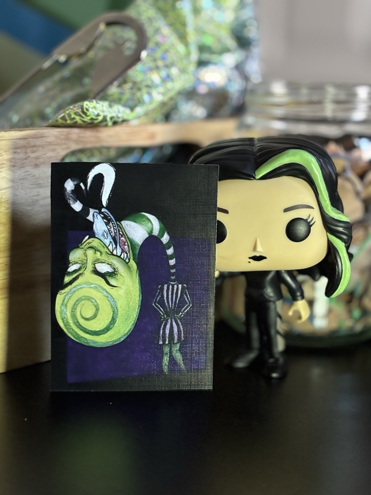 ACEO Original Art Print Beetle Who?