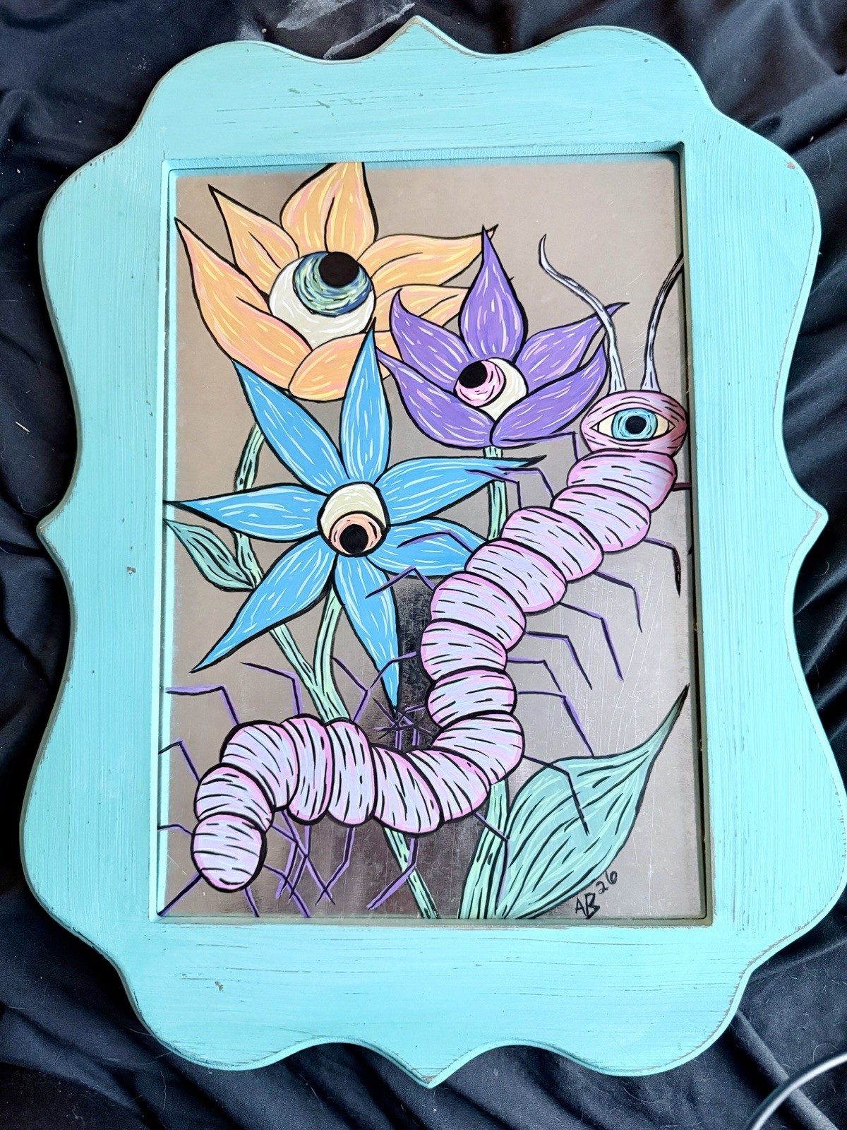 Weird flower painting XxAshleyDesignsxX