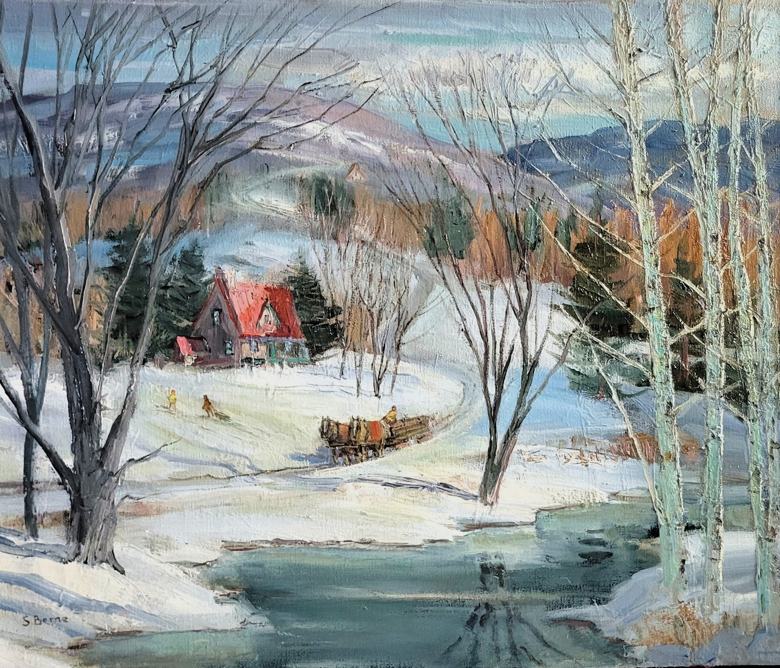 Original Painting – Sidney Berne – Canadian Artist