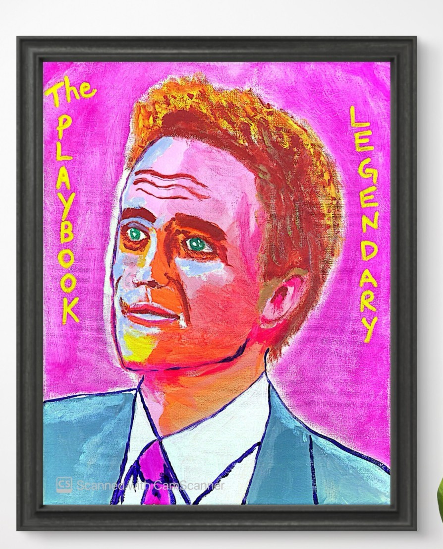 Messa Art: Barney- 11×14 Abstract Impressionism Original Artwork onCanvas