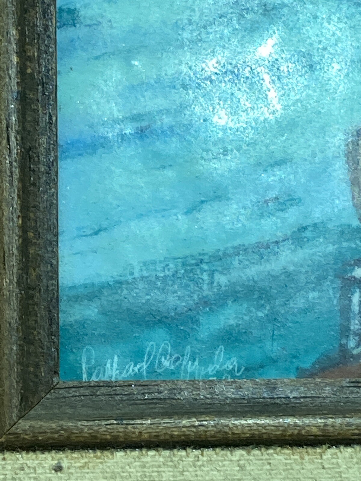Raphael Esterida Hand Painted Enameled Copper Plate/Tile – signed