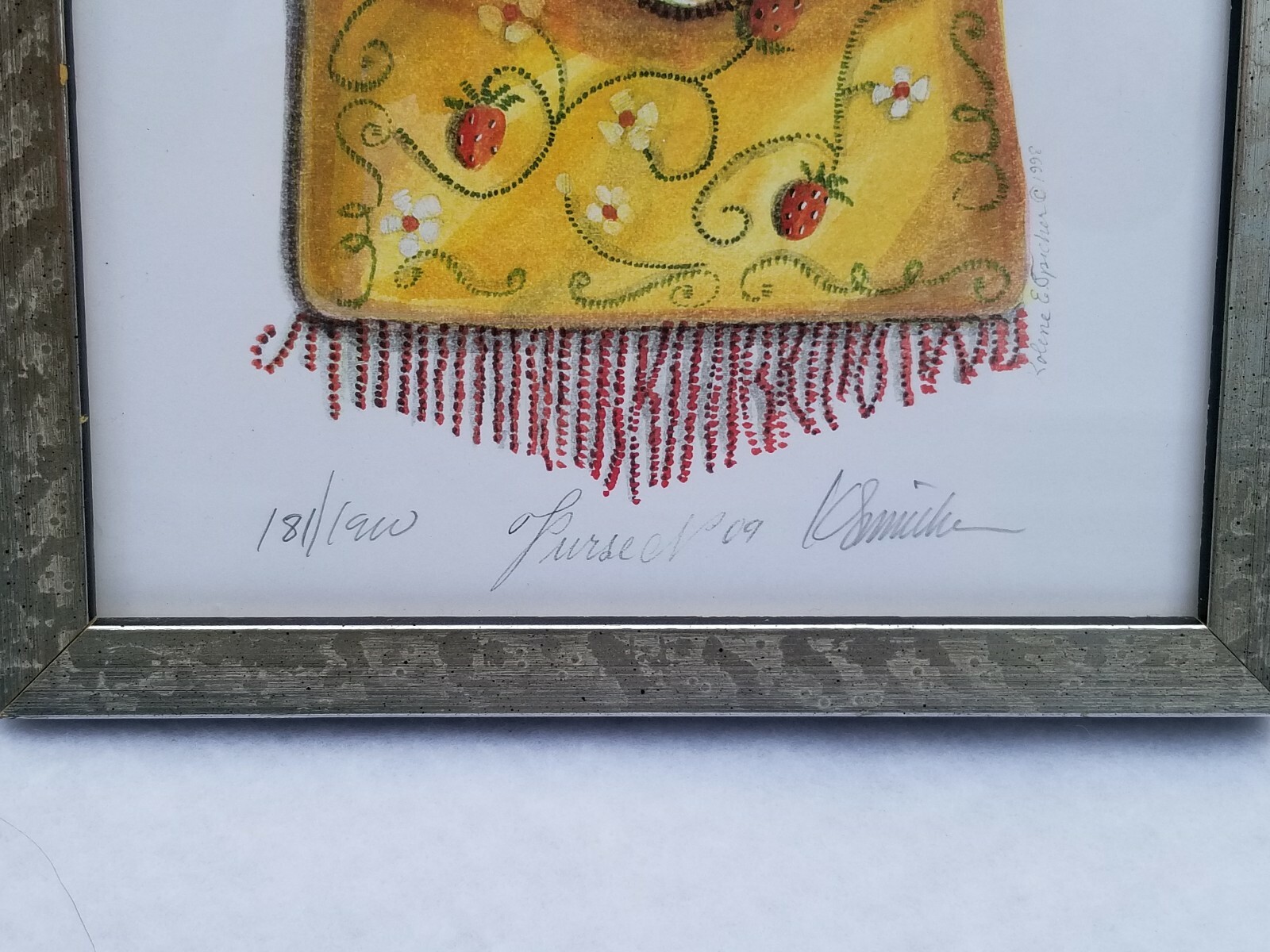 Kolene E Spicher – Nantucket – Limited Edition Watercolor Print – Purse #09