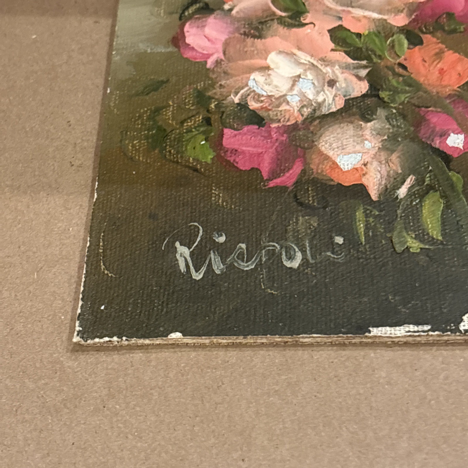 Original hand signed Oil Painting 5 x 7 inch mounted on board