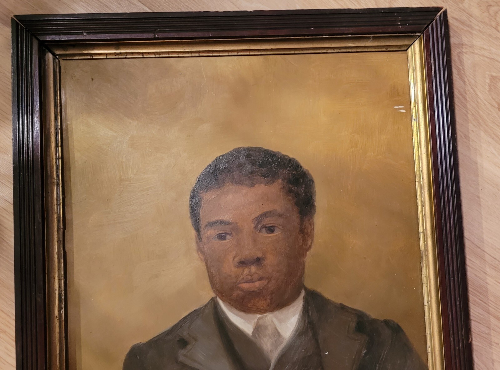 UNIQUE SUFFRAGIST PAINTING AFRICAN AMERICAN CORDELIA AGNES GREEN SCARCE SLAVERY