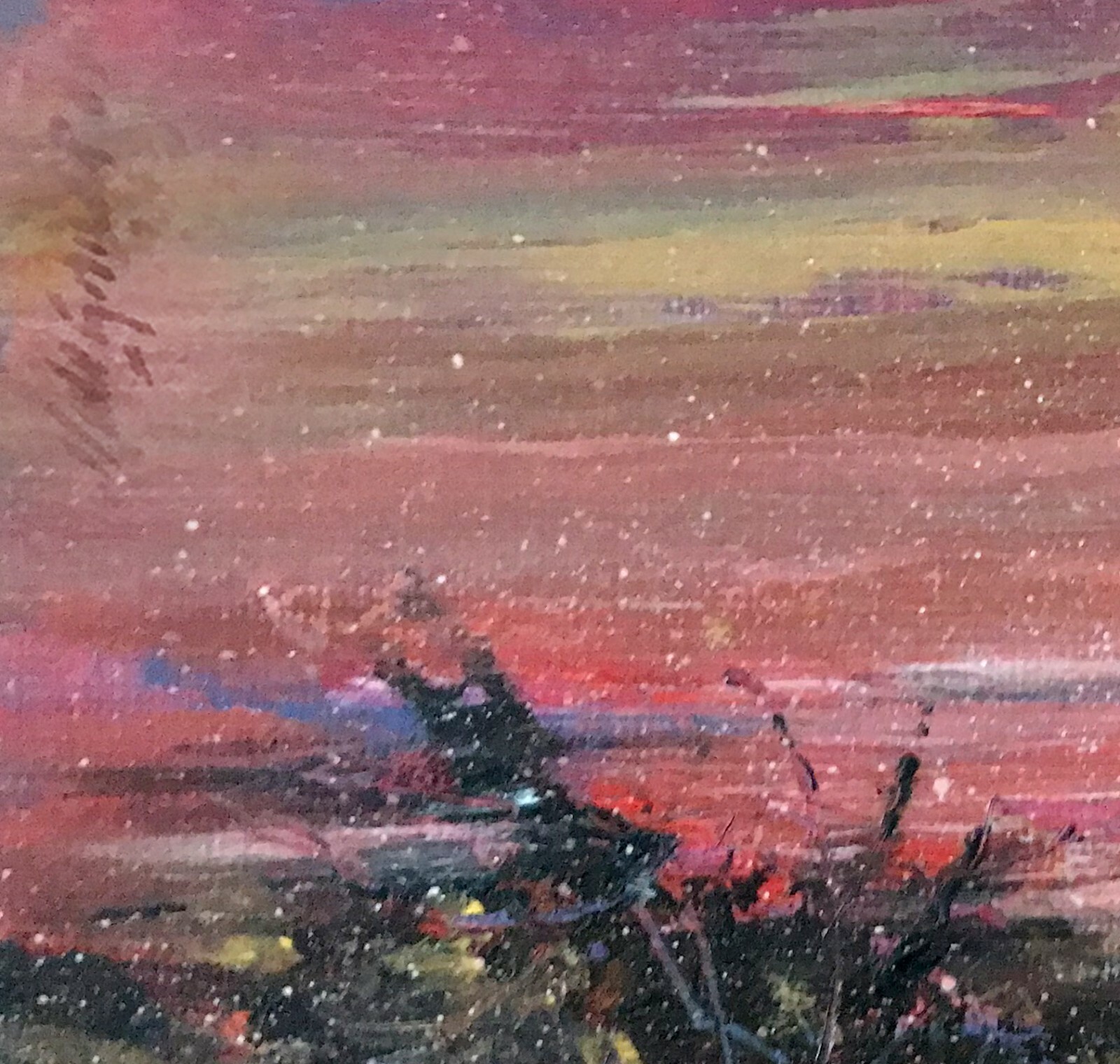 Provincetown Cape Cod Sunset 10×13 in. Acrylic on panel by Hall Groat Sr.