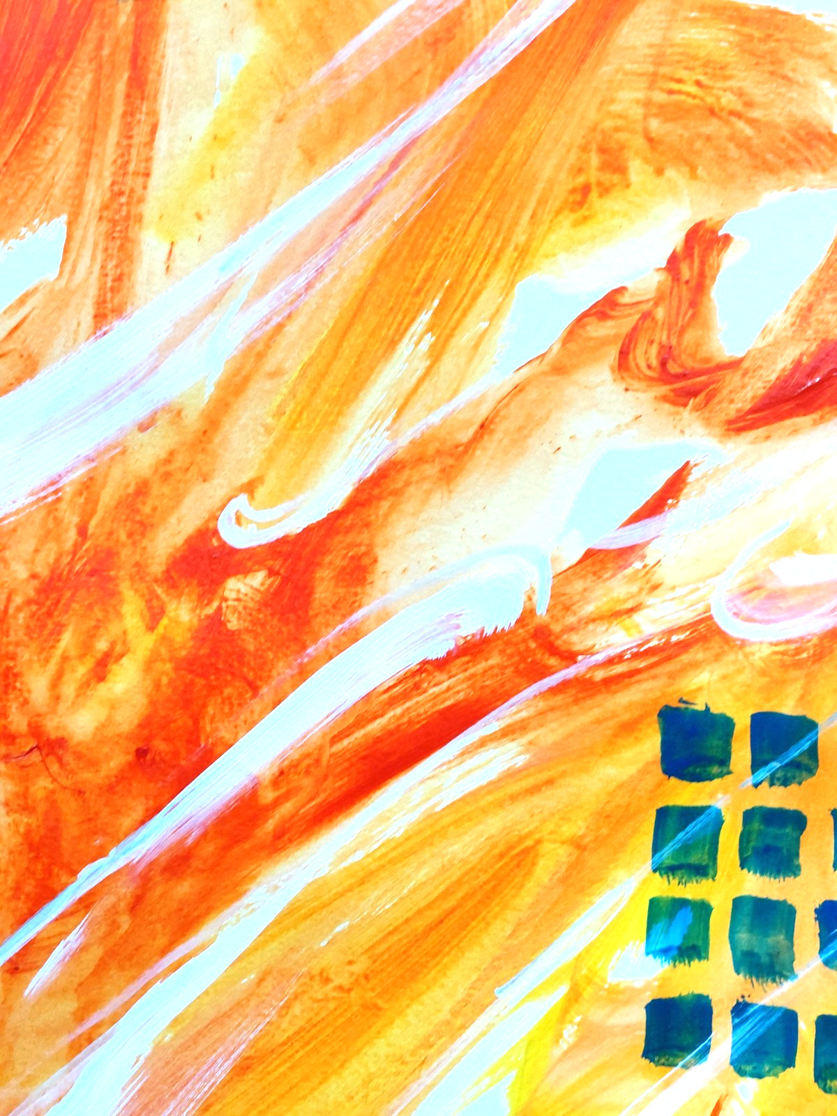 LOVELESS – Expressionism 11 X 15 Handmade Signed Abstract
