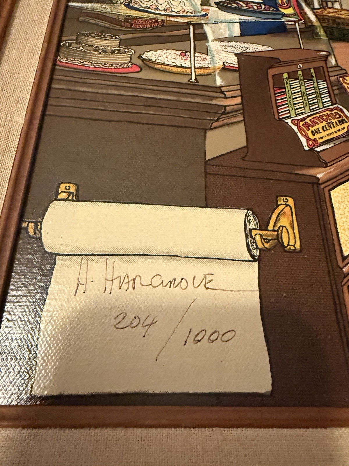 H Hargrove “Uncle Joe’s General Store” Limited Edition 24” x 20” 204/1000