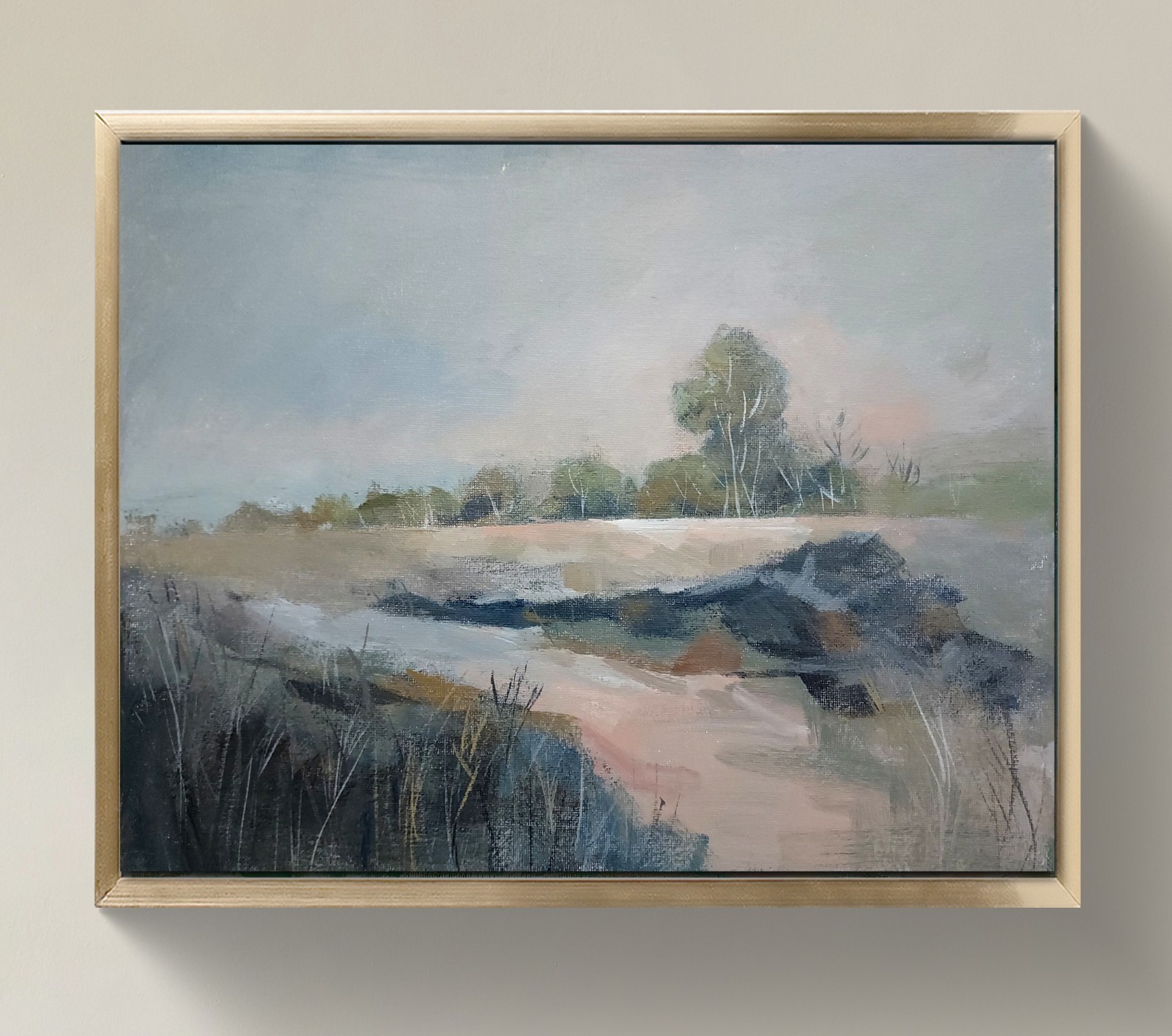 Original Impressionist Painting on 11 in x14 in Canvas – Signed by the Artist