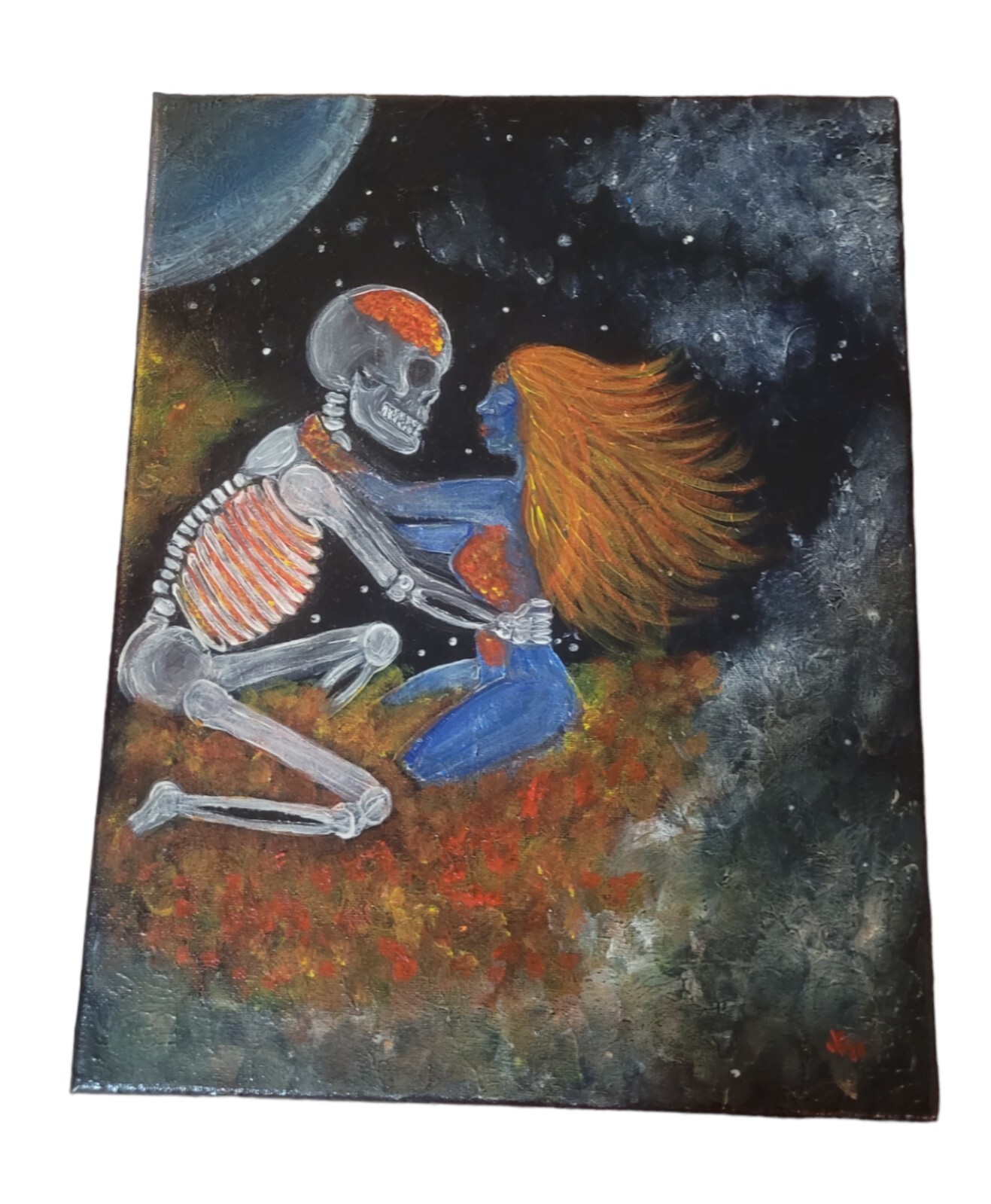 Soul Connection 11″ x 14″ Original Art Acrylic on Stretched Canvas