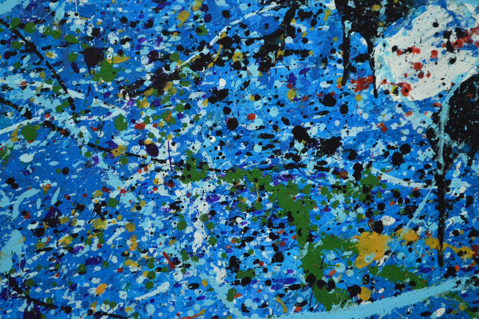 Jackson Pollock ￼style Professional Painting 84”X62” (7 Foot) Abstract Modern XL