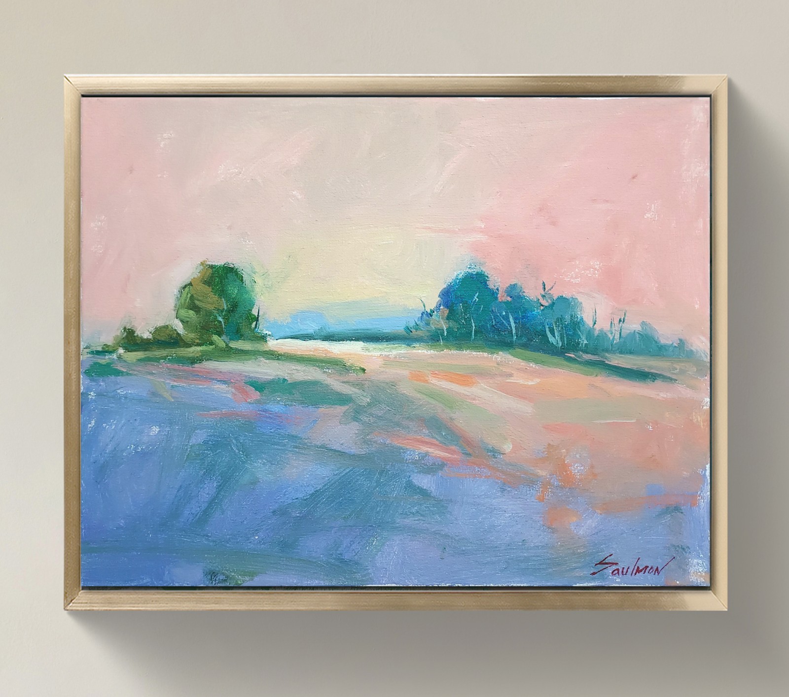 Original Impressionist Painting 14×11 inch on Canvas-Signed by Artist