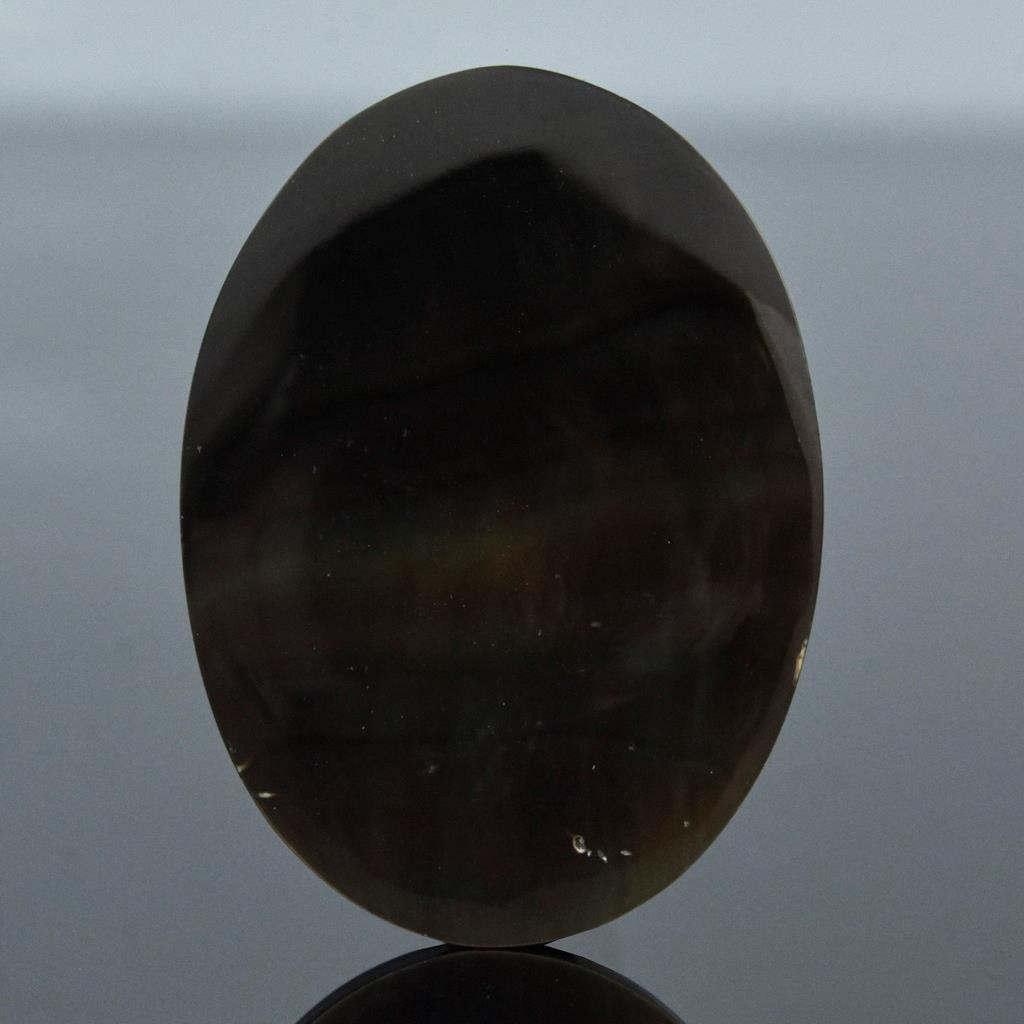 Rooster Original Artisan Painted Mother-of-Pearl Shell Oval Cabochon 35x26mm