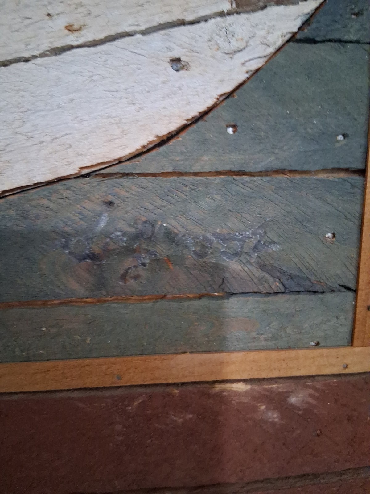 Vintage Lath Art Mosaic by Degroot “Goose” Wood Art