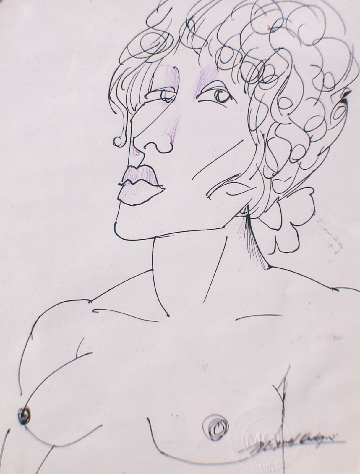 Miguel Ordoqui original art by International famous Cuban artist