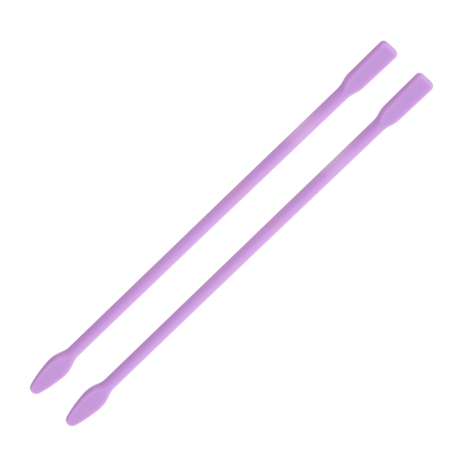 2 Pcs Silicone Stir Sticks 8 Inch Reusable Epoxy Stir Sticks, Purple