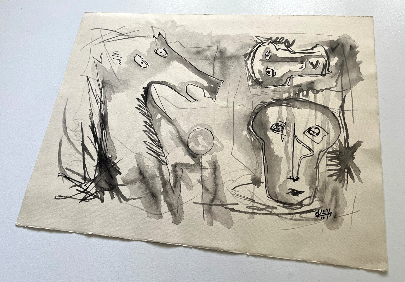 2010 Abstract Contemporary Art Painting by Alejandro Santiago Ramirez, Mexico