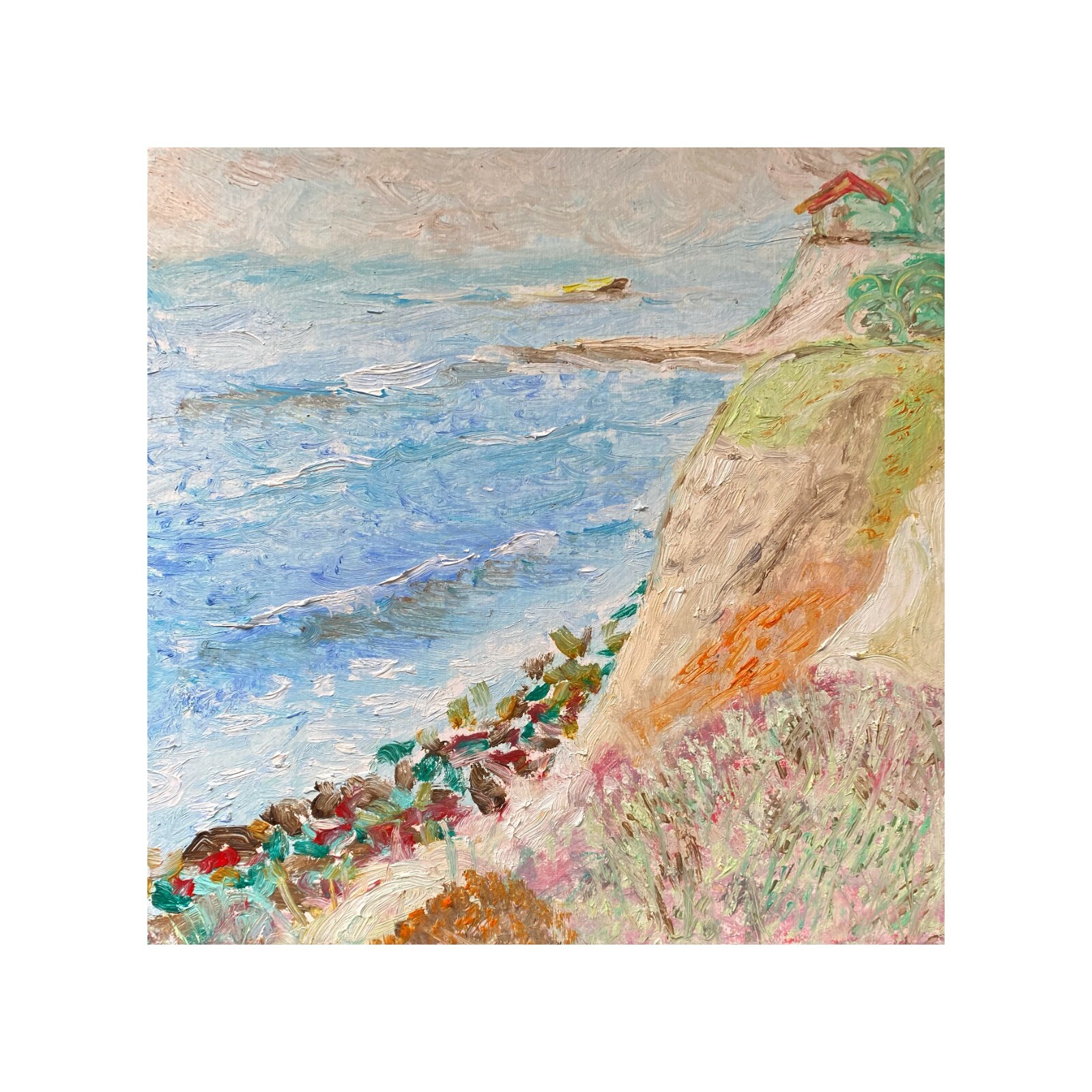Captivating Oil Painting Original SIGNED LANDSCAPE SAN DIEGO Impressionist Art