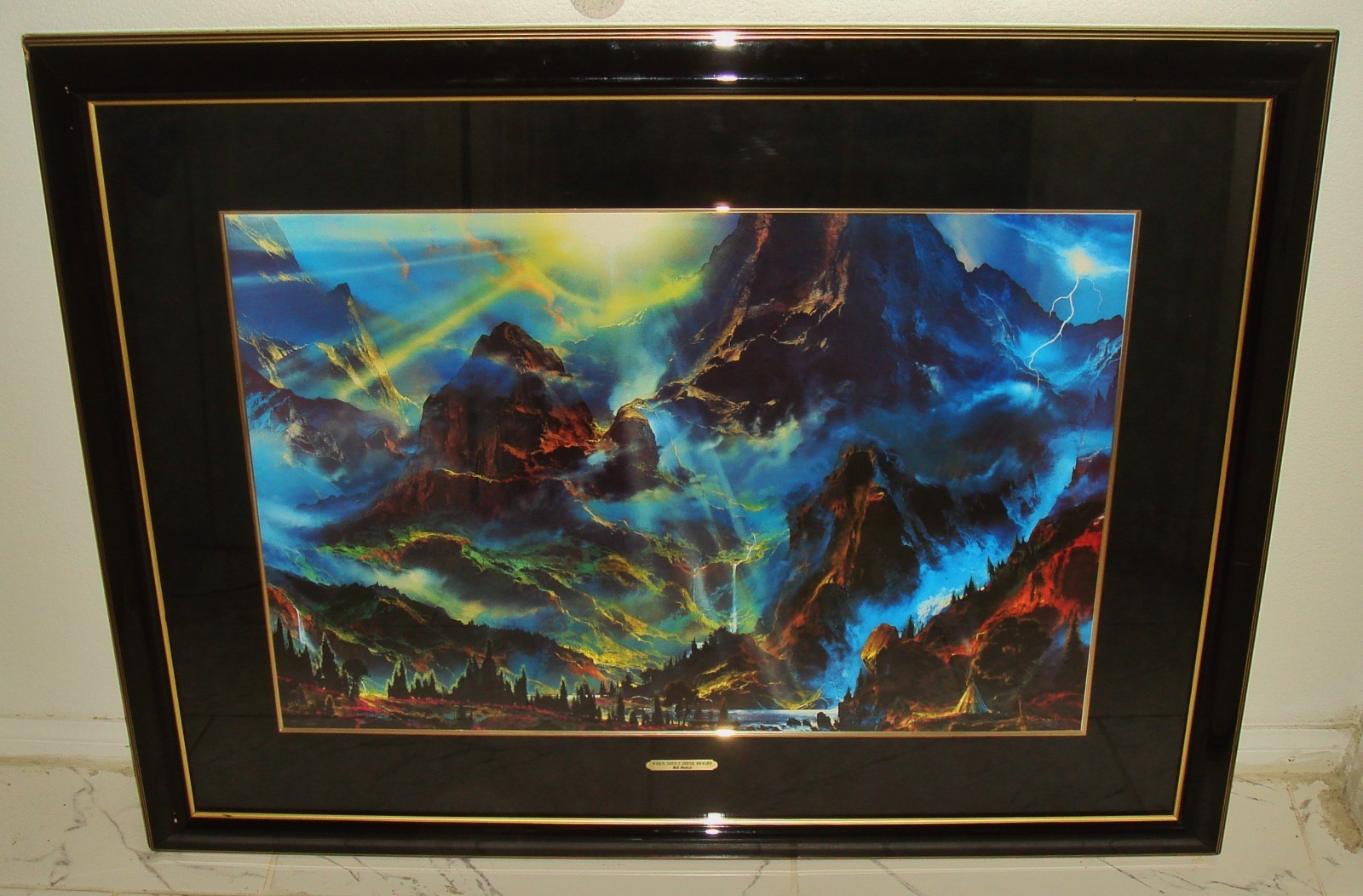 Dale Terbush signed Limited Edition framed «When Souls Shine Bright» ART