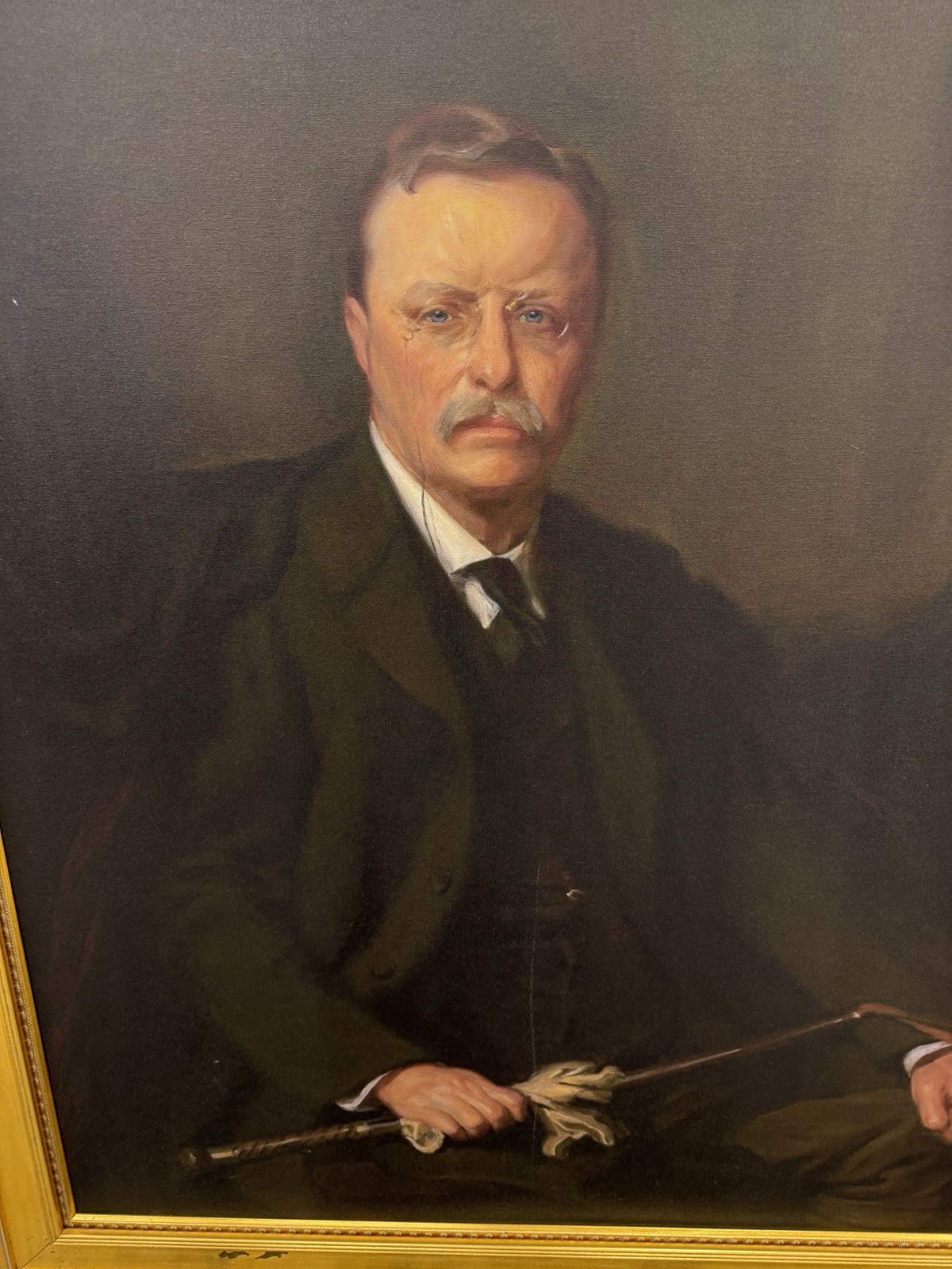 President Teddy Roosevelt Canvas Artwork Official Motion Picture Prop Hollywood