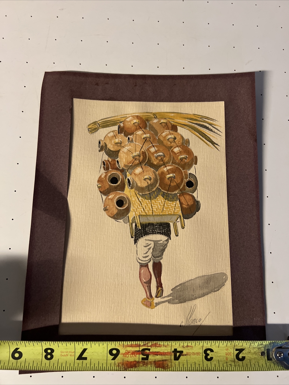 C. Blanco Watercolor Painting