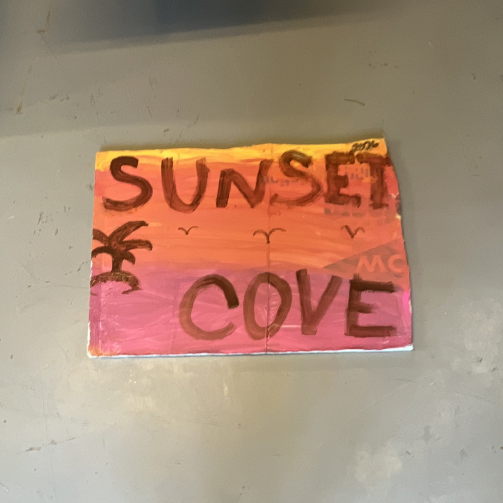 Sunset Next To Beach