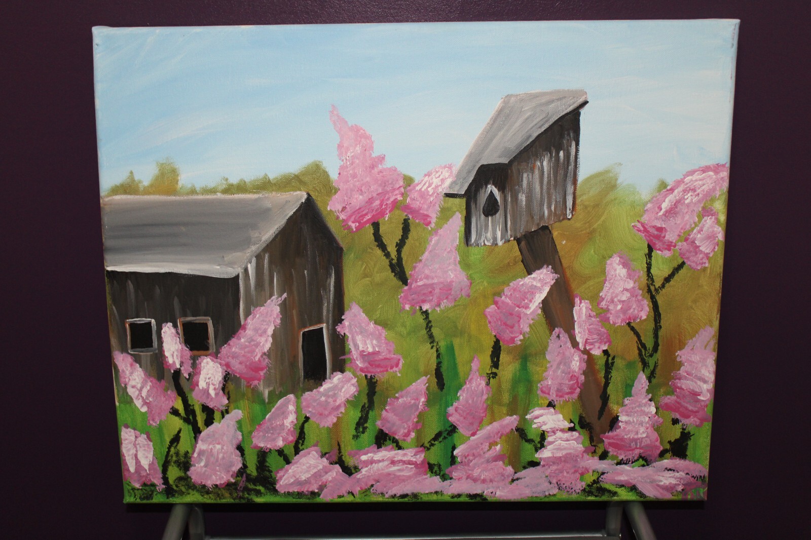 Feels Like Home to Me… Acrylic Painting Old House Local Artist