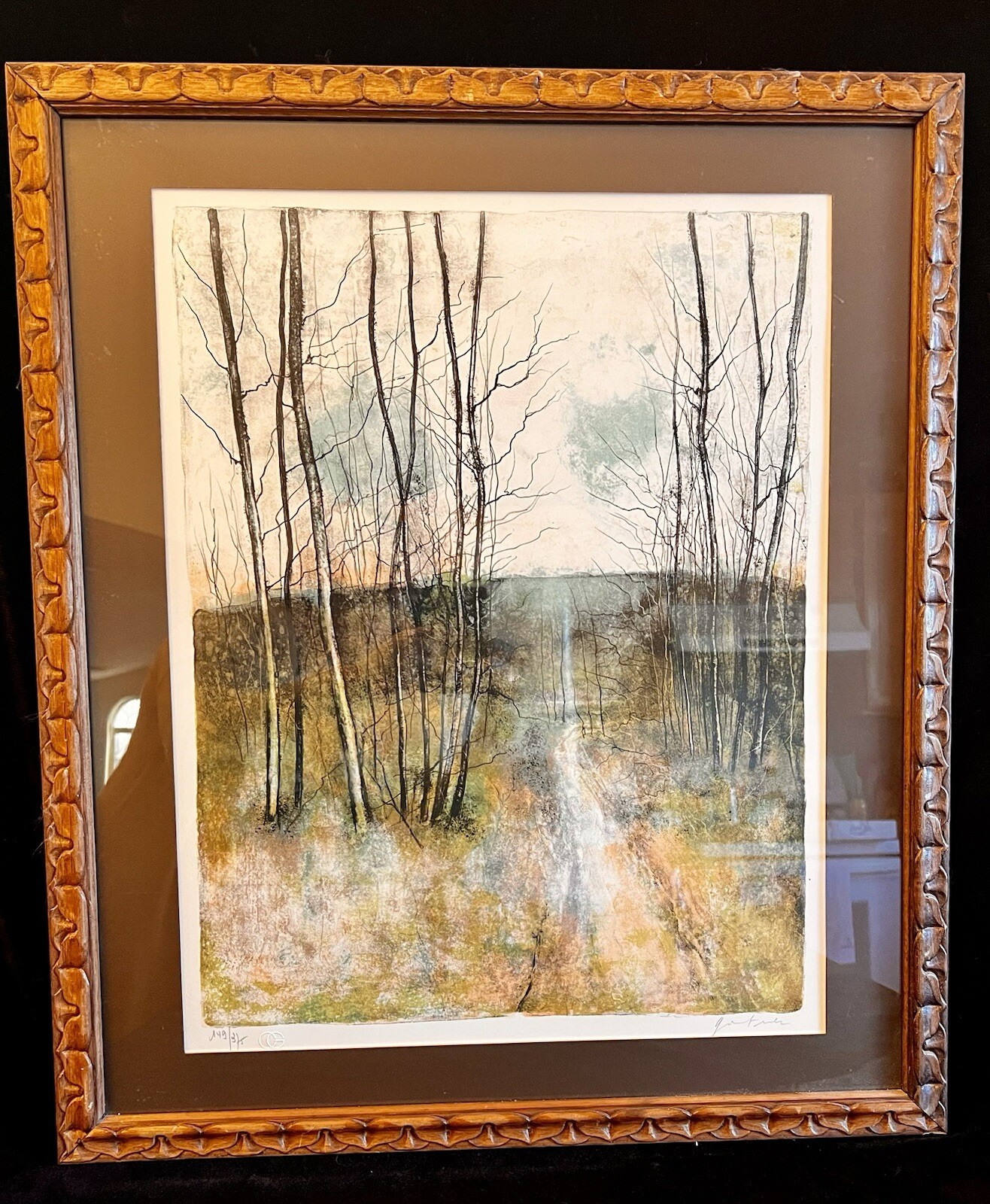 Bernard Gantner «Foggy Forest» Signed Ltd Ed Lithograph Collector’s Guild