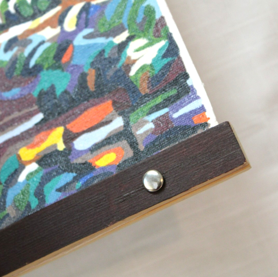 COMPLETED Van Gogh Starry Night Paint-by-number Kit Artist’s Loft 20″ x 17″-SU