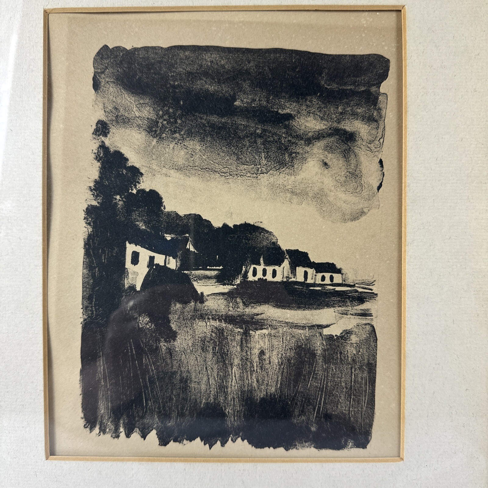 Maurice de Vlaminck (French 1876 – 1958) Lithograph – Les Hommes Abandonnes